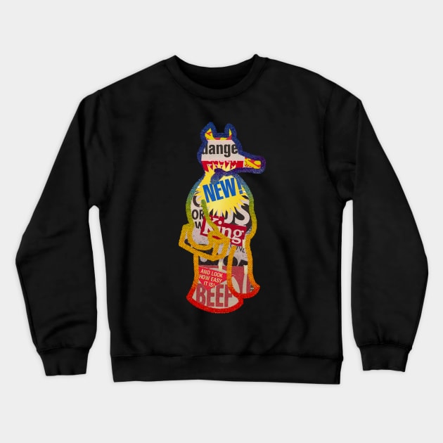 "Bad Character" Quasimoto x [obn] Crewneck Sweatshirt by offbeatninja